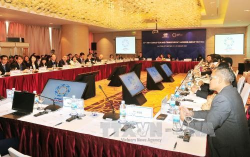 Working groups continue discussions at APEC SOM-1 - ảnh 1